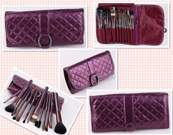 Kit com 13 Pincéis Roxo